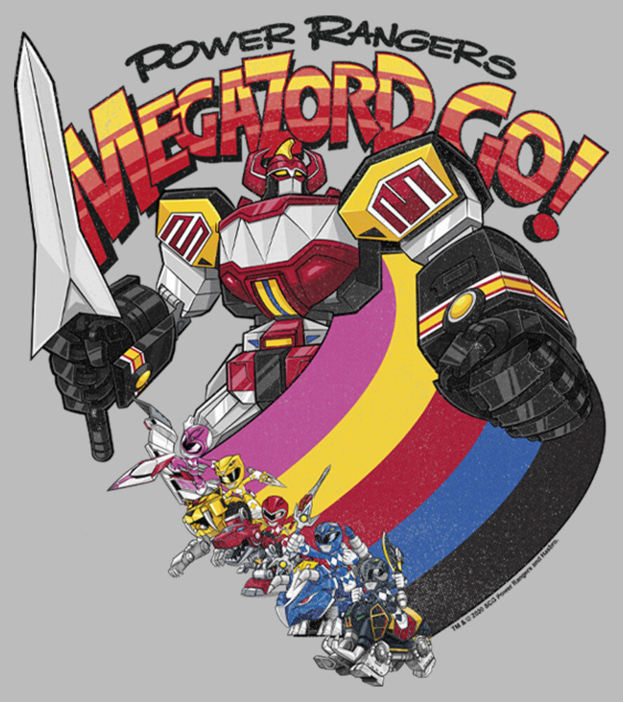 Men's Power Rangers Megazord Go  Adult T-Shirt