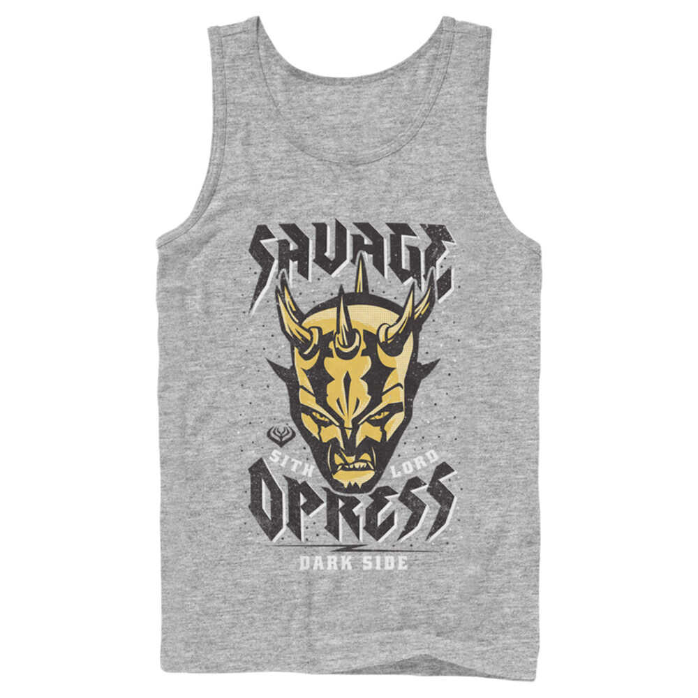 Men's Star Wars: The Clone Wars Savage Opress Dark Side Portrait  Adult Tank Top