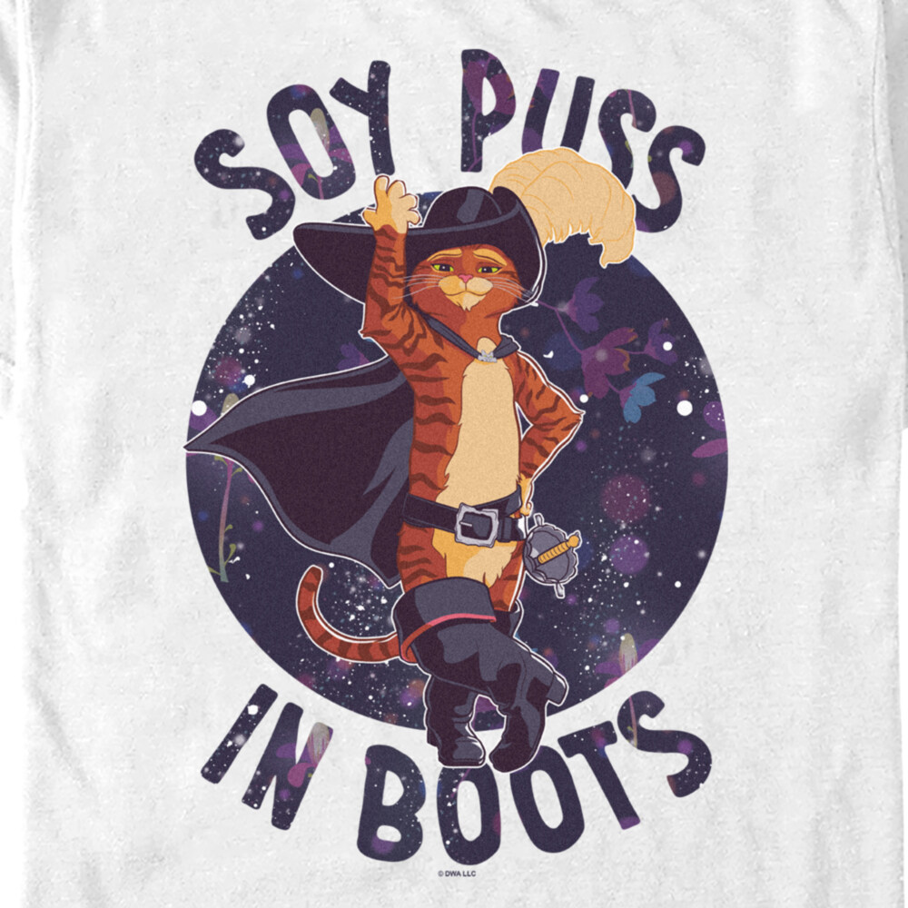 Men's Puss in Boots: The Last Wish Soy Puss in Boots  Adult T-Shirt