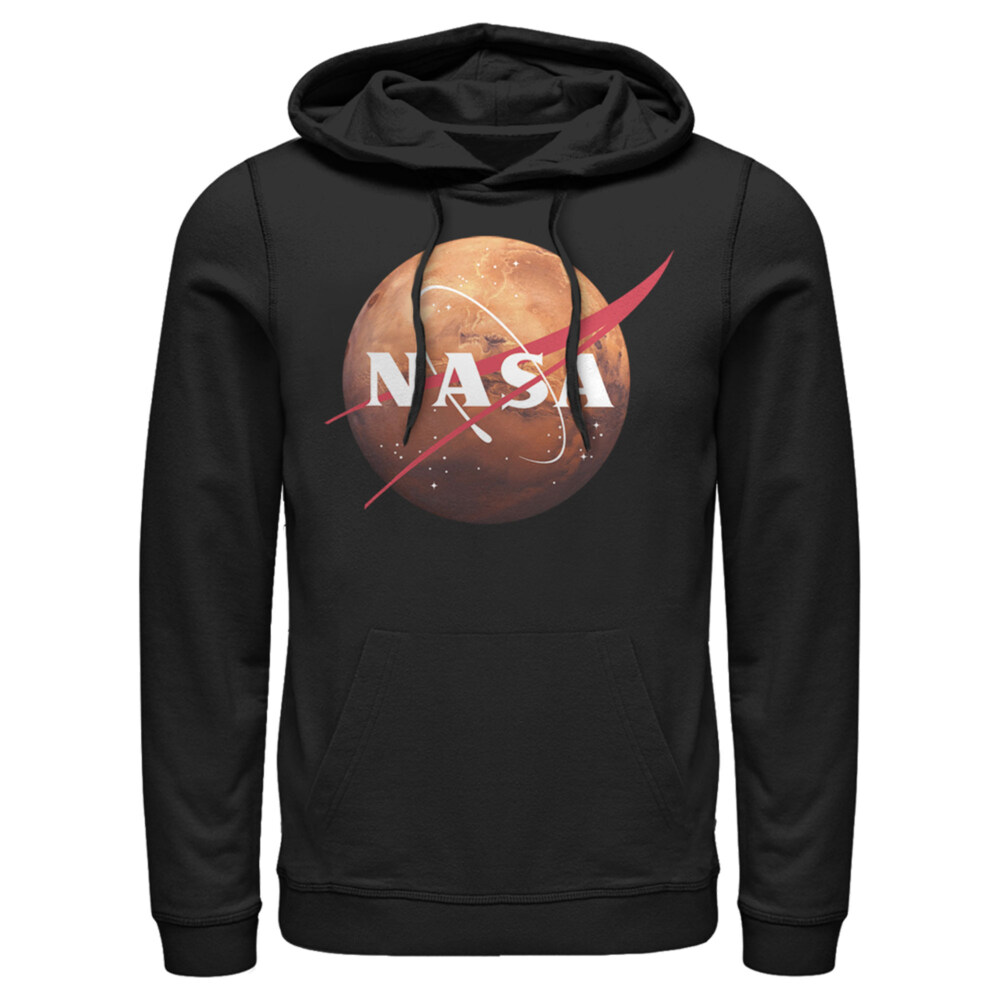 Men's NASA Mars Logo  Adult Pull Over Hoodie