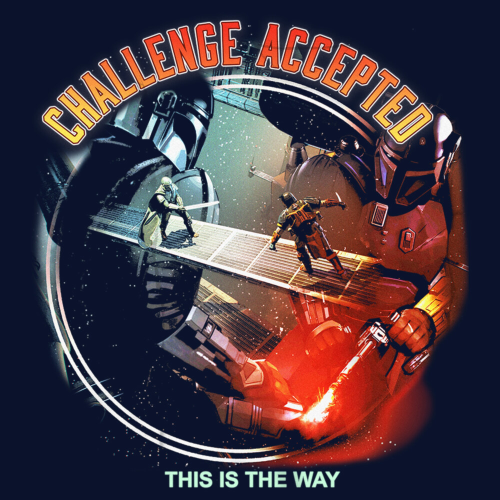 Men's Star Wars: The Book of Boba Fett Challenge Accepted This is the Way  Adult Sweatshirt