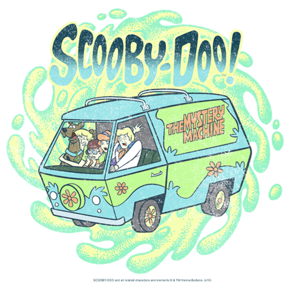 Men's Scooby Doo Slimeball Mystery Machine Gang  Adult T-Shirt