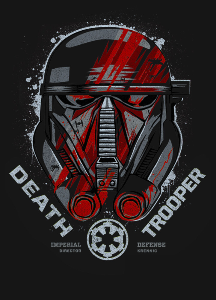 Men's Star Wars Rogue One Death Trooper Helmet  Adult T-Shirt