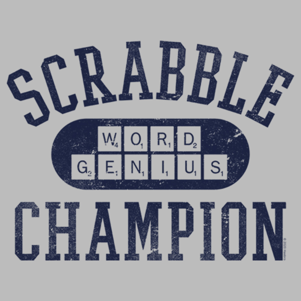 Men's Scrabble Collegiate Champion  Adult T-Shirt