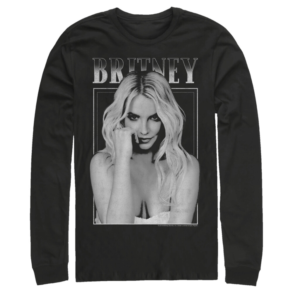 Men's Britney Spears Secret Star  Adult Long Sleeve Shirt
