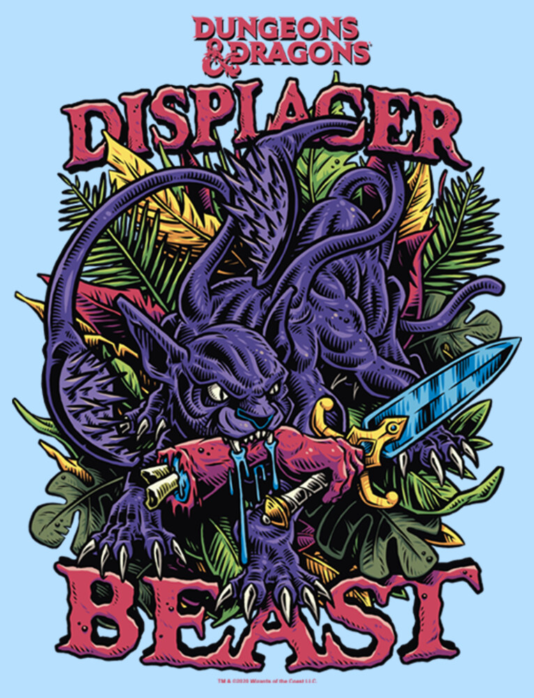 Men's Dungeons & Dragons Displacer Beast  Adult T-Shirt