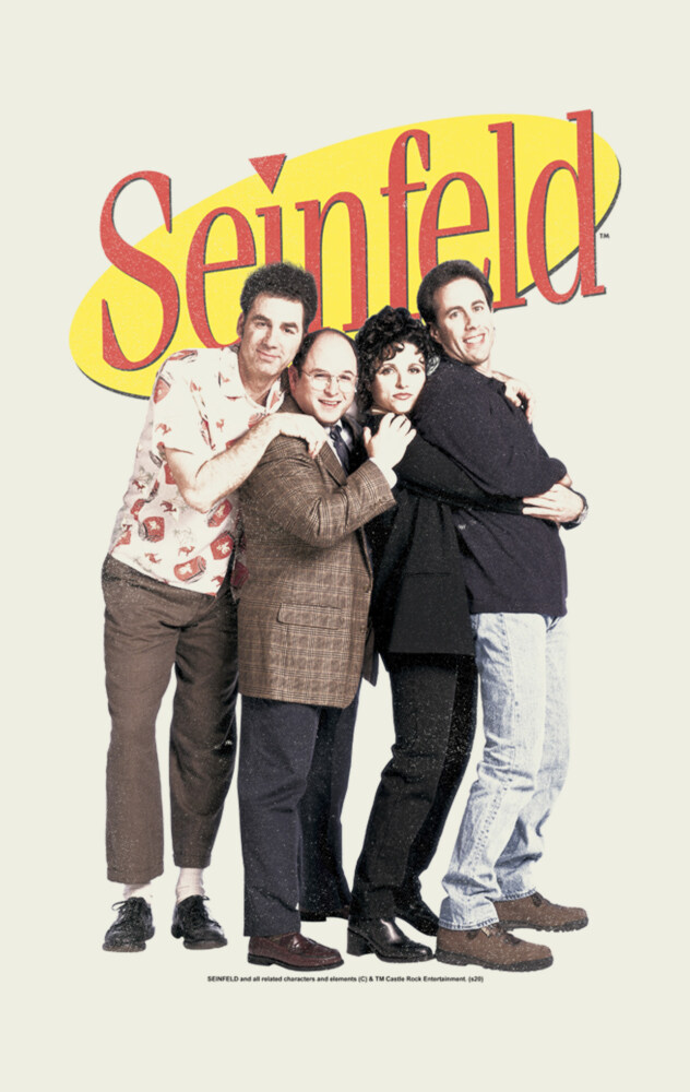 Men's Seinfeld Classic Group Photo  Adult T-Shirt