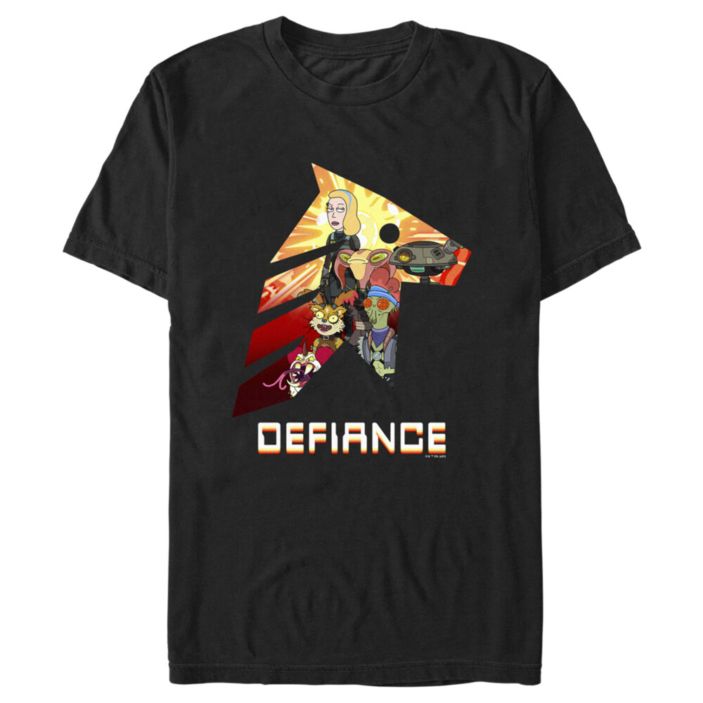 Men's Rick And Morty Space Beth Defiance  Adult T-Shirt
