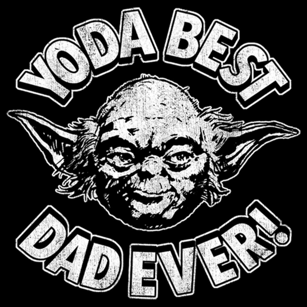 Men's Star Wars Father's Day Yoda Best Dad Ever  Adult Sweatshirt