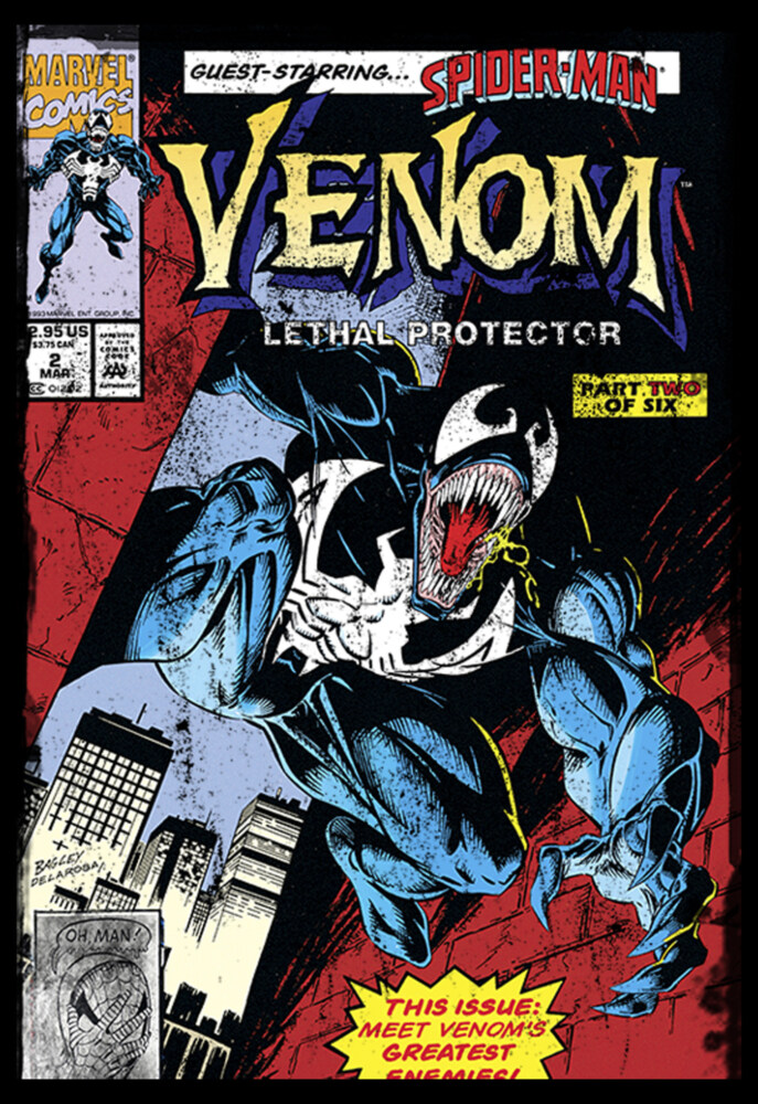 Men's Marvel Venom Lethal Protector Greatest Enemy  Adult T-Shirt