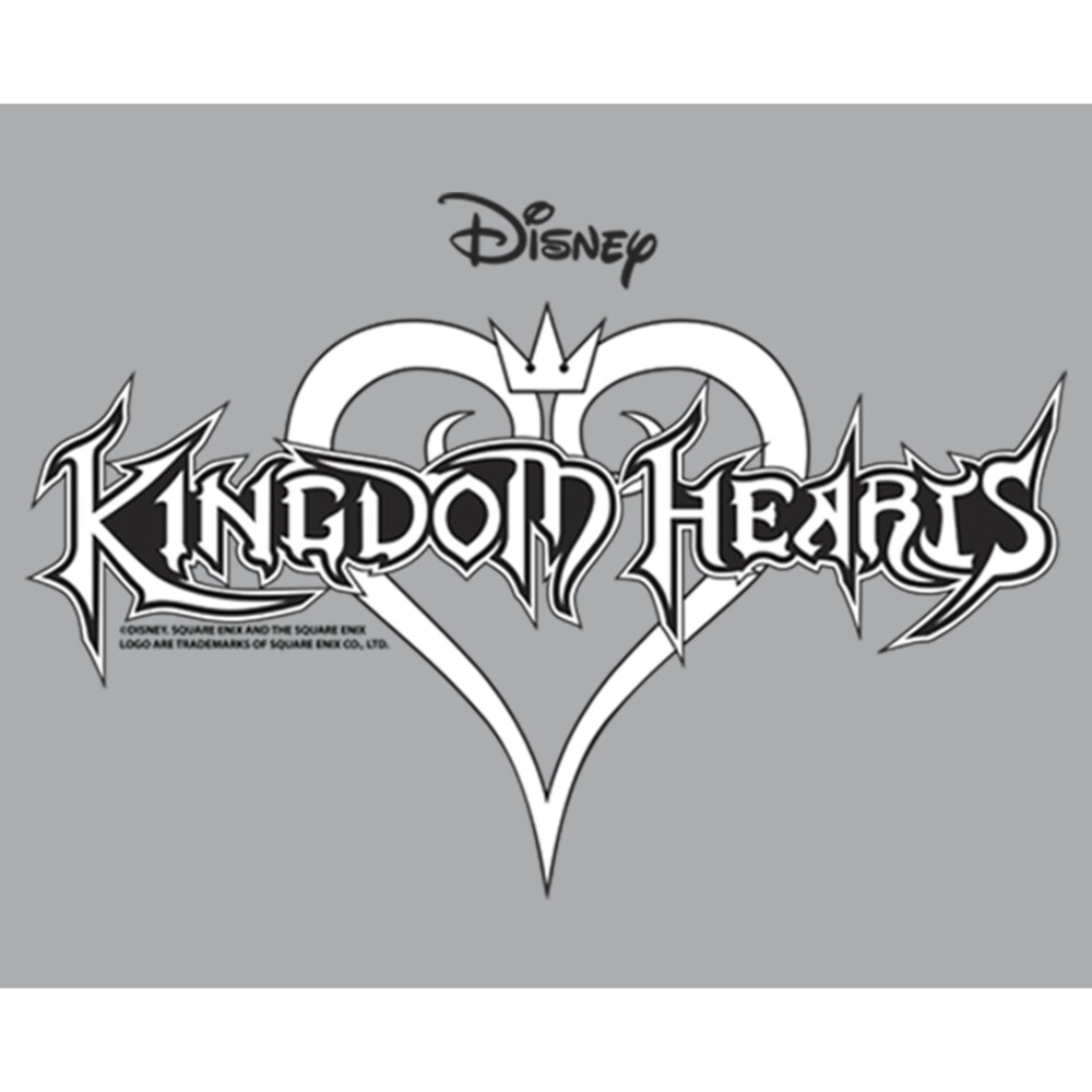 Men's Kingdom Hearts 1 Sketch Logo  Adult Sweatshirt