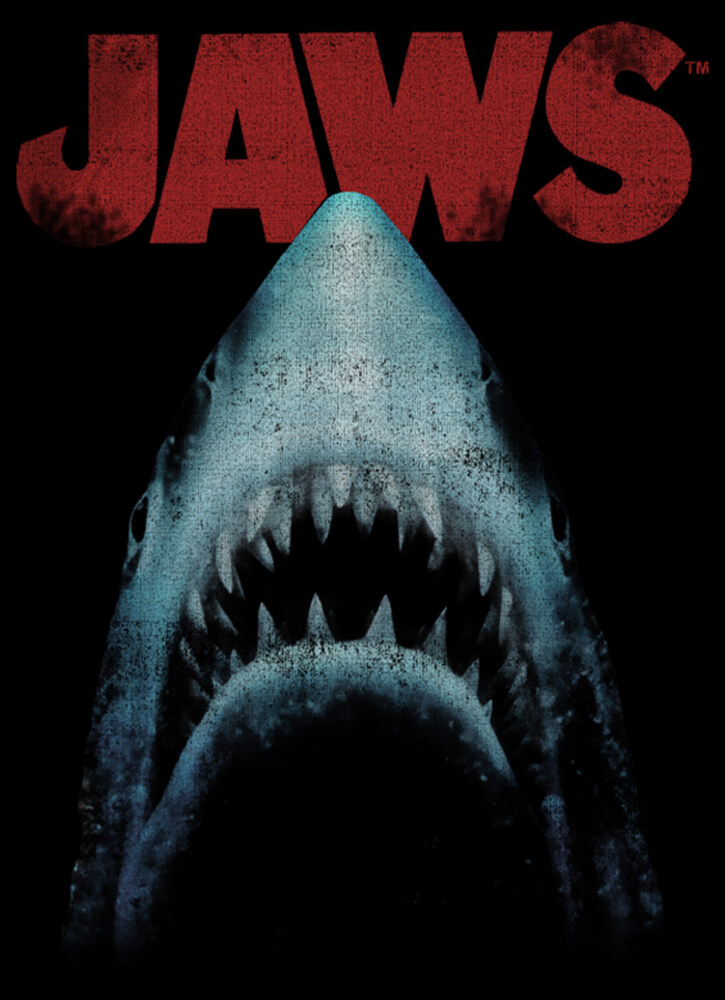 Men's Jaws Classic Poster  Adult T-Shirt