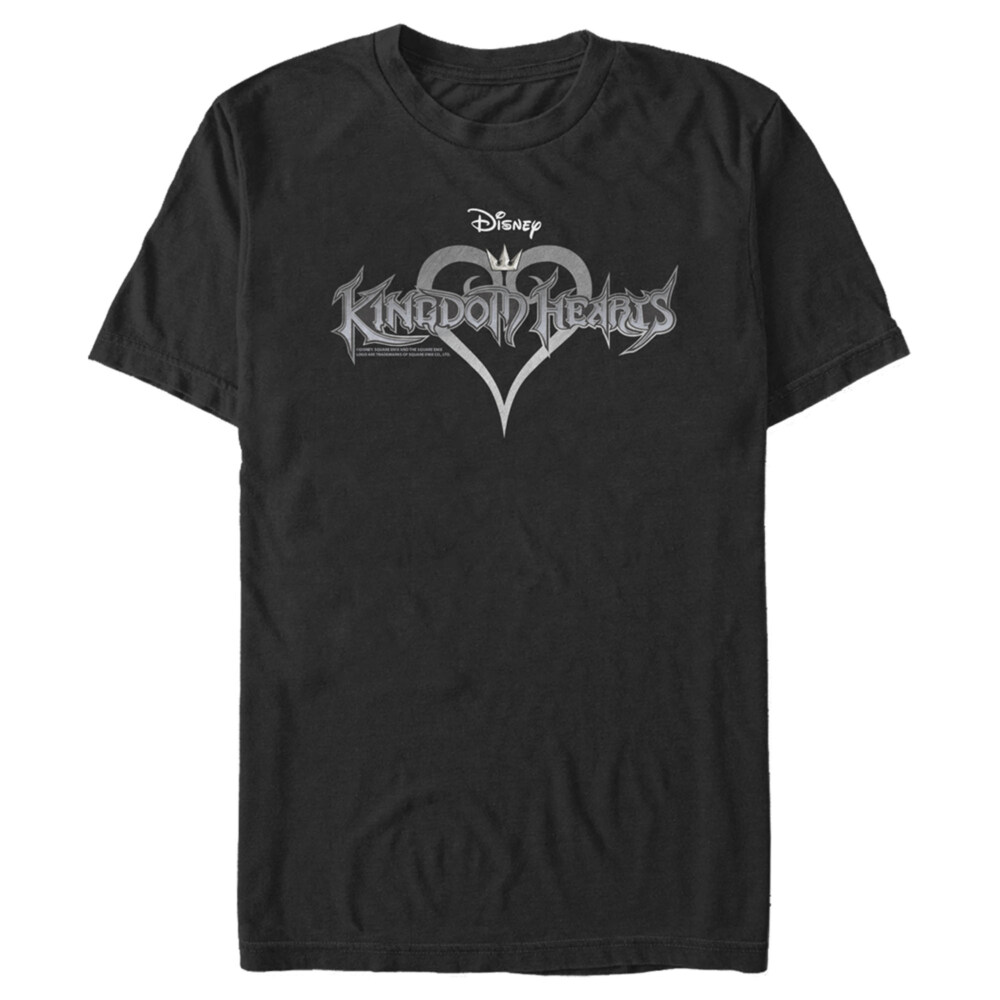 Men's Kingdom Hearts 1 Game Logo  Adult T-Shirt