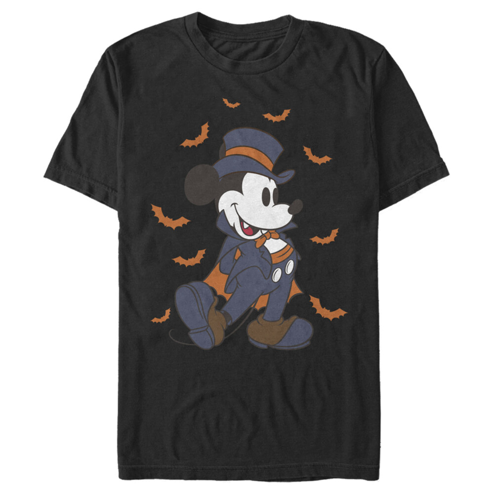 Men's Mickey & Friends Retro Vampire  Adult T-Shirt