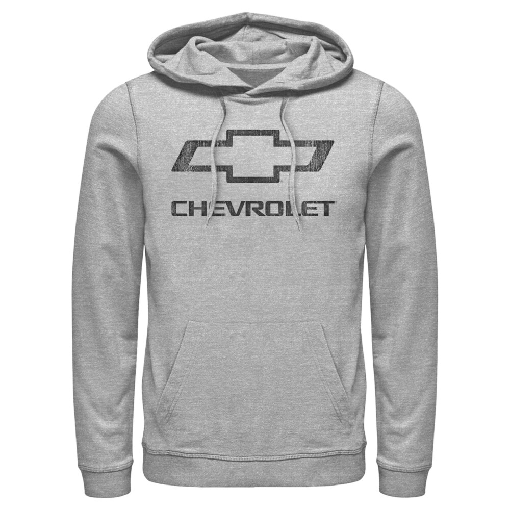 Men's General Motors Distressed Chevrolet Logo  Adult Pull Over Hoodie