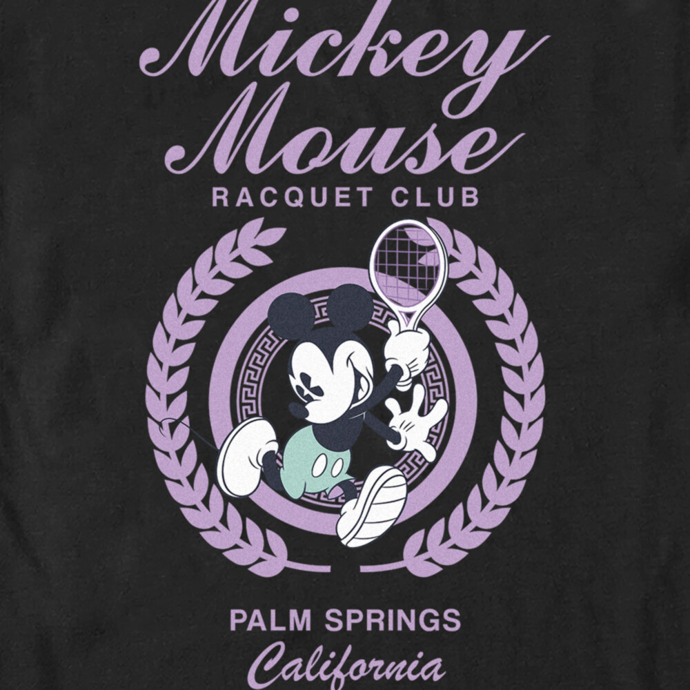 Men's Mickey & Friends Racquet Club  Adult T-Shirt