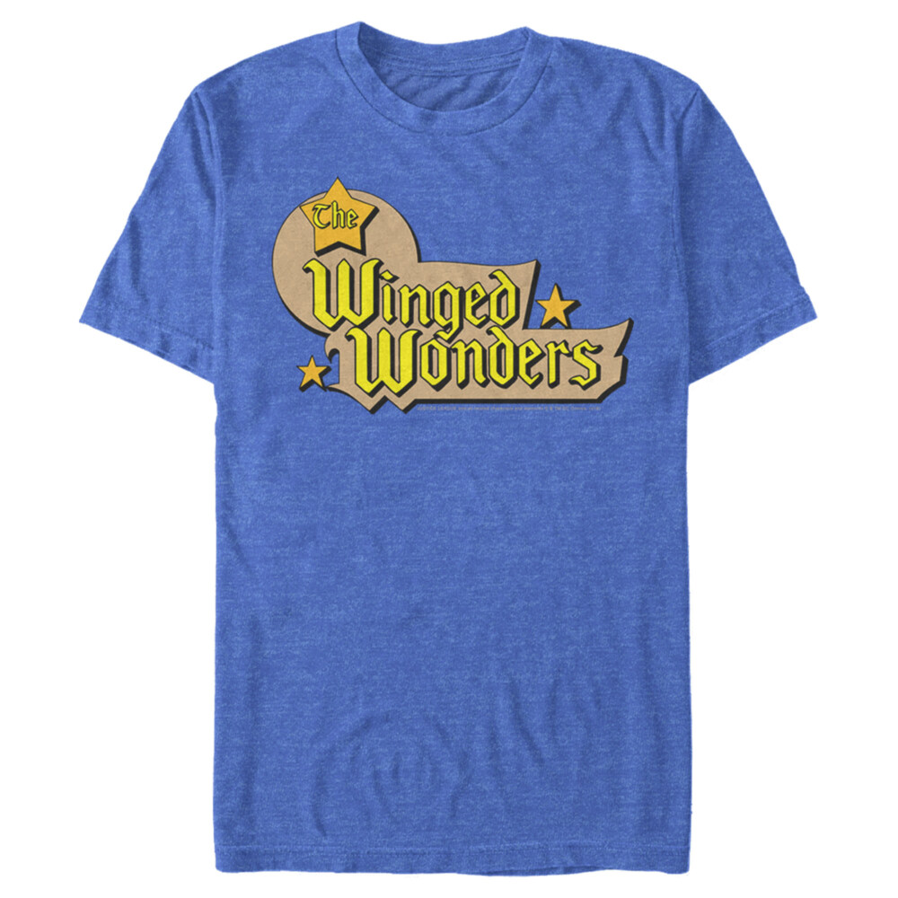 Men's Justice League Winged Wonders Logo  Adult T-Shirt