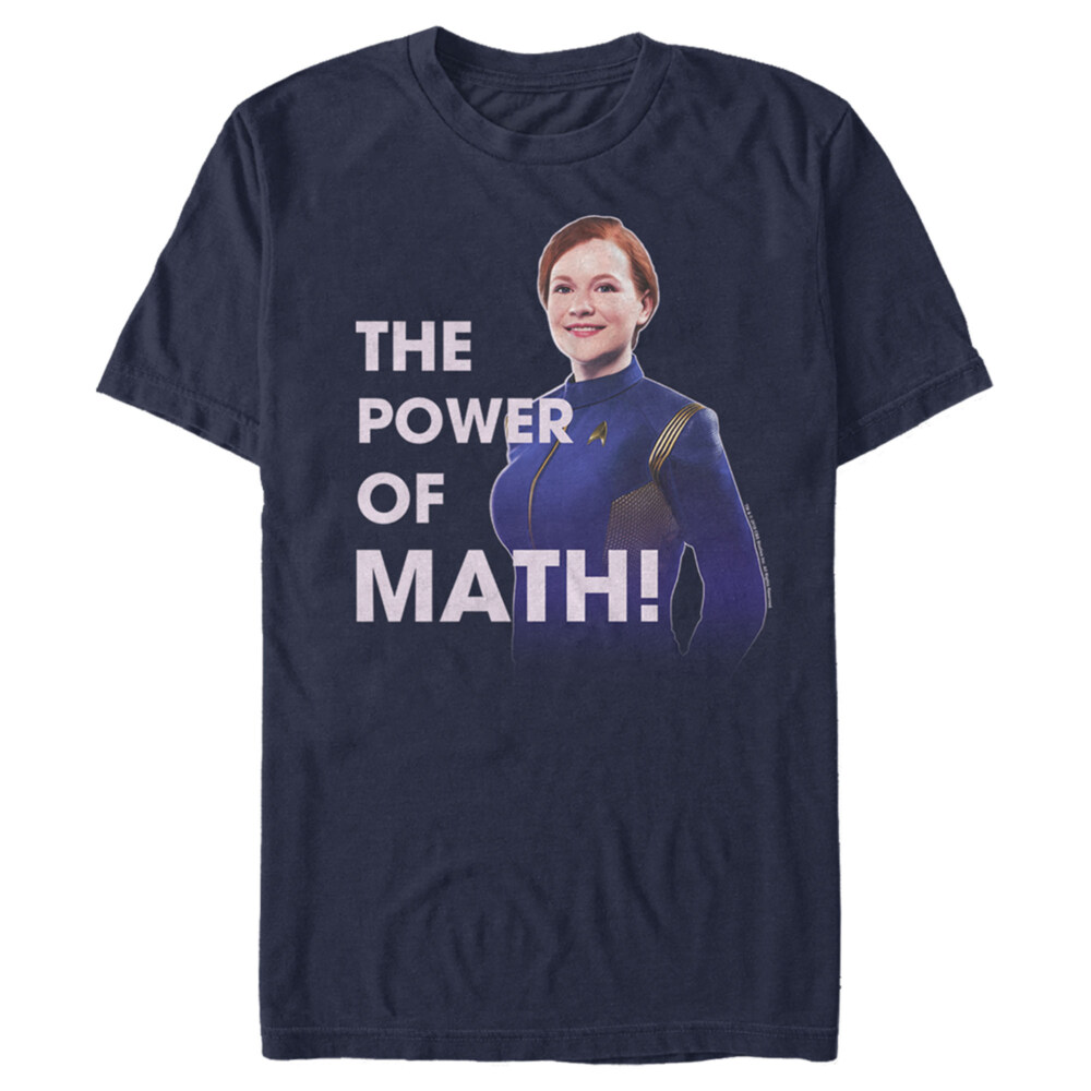 Men's Star Trek: Discovery Sylvia Tilly The Power of Math  Adult T-Shirt