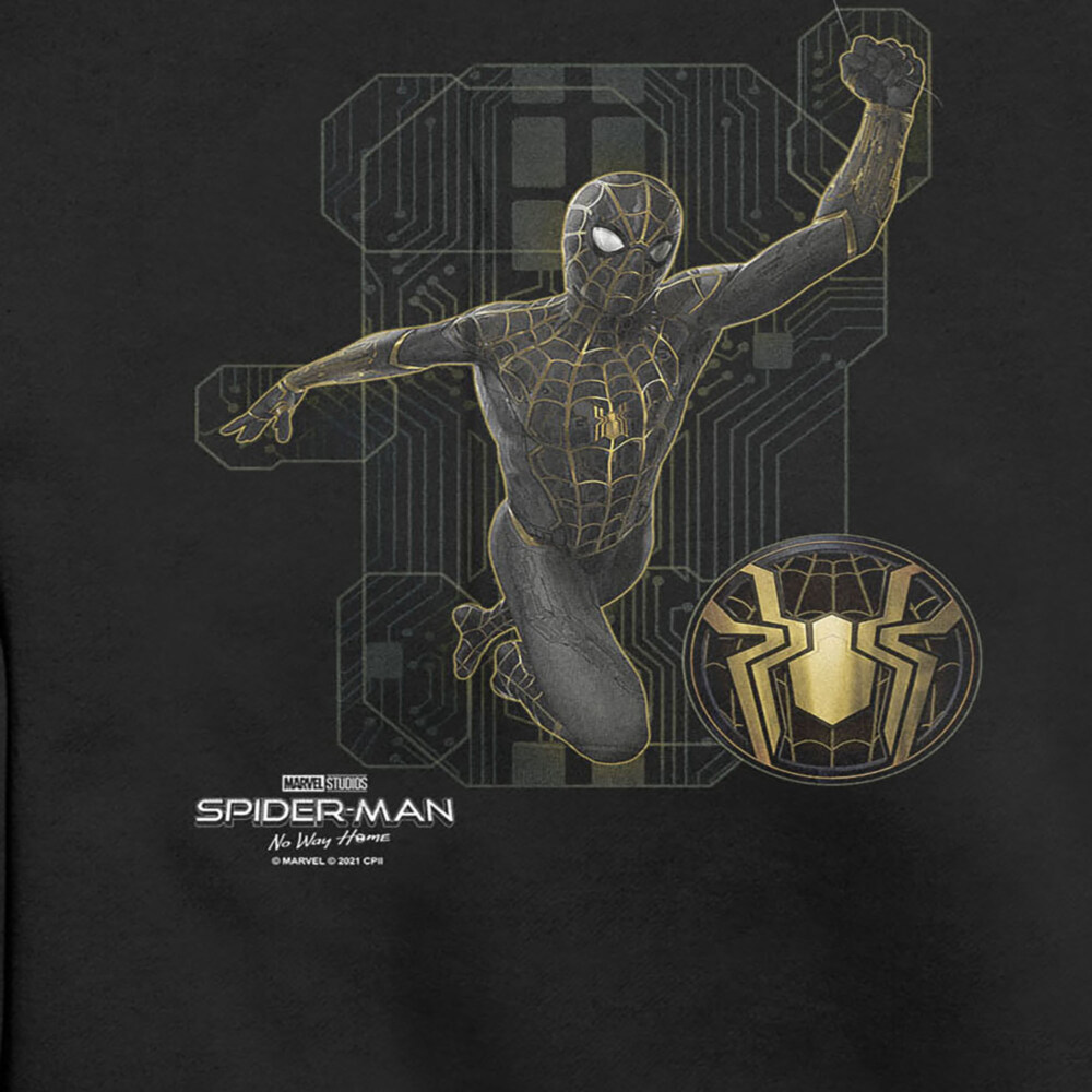 Men's Marvel Spider-Man: No Way Home Black Suit Tech  Adult Sweatshirt