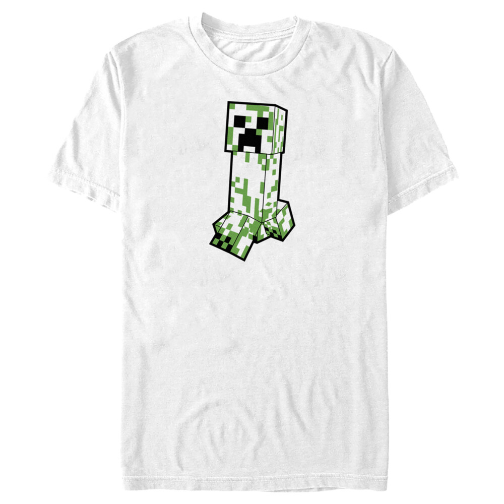 Men's Minecraft Creeper Creepin'  Adult T-Shirt