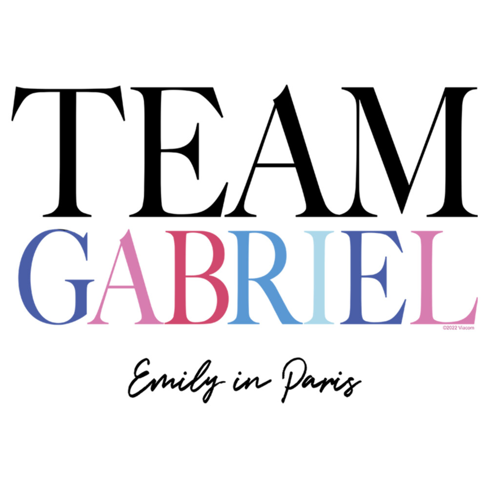 Men's Emily in Paris Team Gabriel  Adult T-Shirt