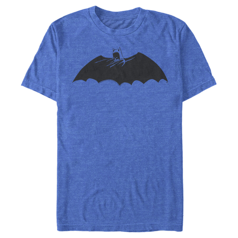 Men's Batman Caped Crusader Silhouette  Adult T-Shirt