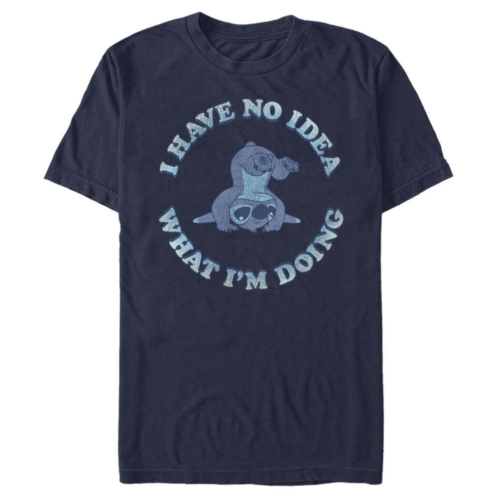 Men's Lilo & Stitch I Have No Idea  Adult T-Shirt