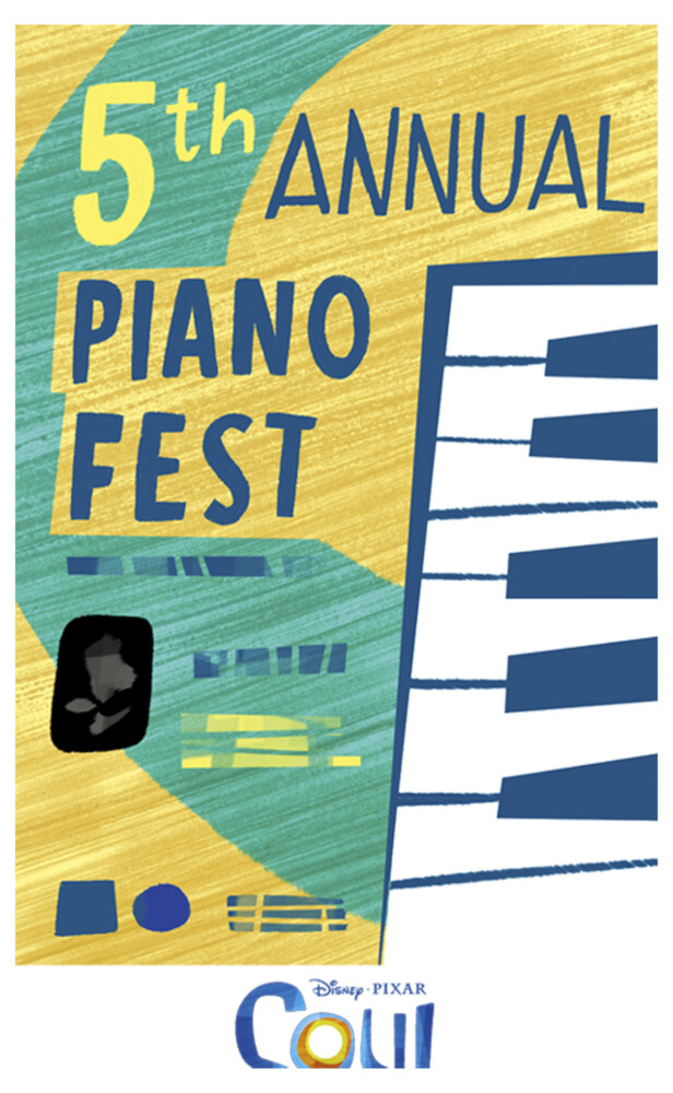 Men's Soul 5th Piano Fest Poster  Adult T-Shirt