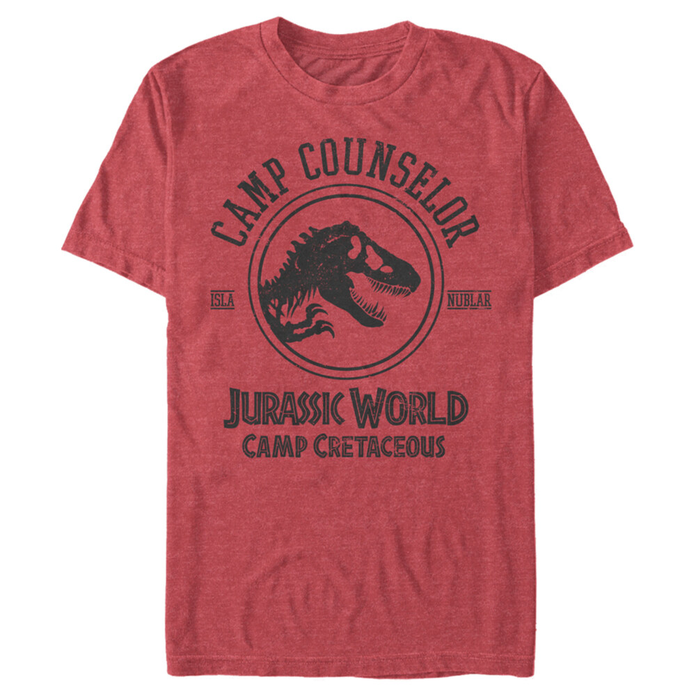 Men's Jurassic World: Camp Cretaceous Camp Counselor Logo  Adult T-Shirt