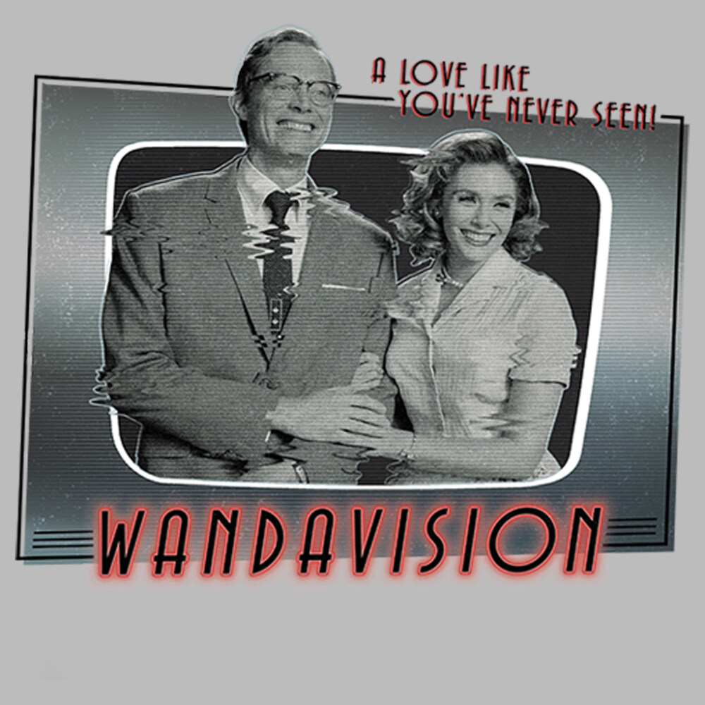 Men's Marvel WandaVision Love on TV  Adult T-Shirt