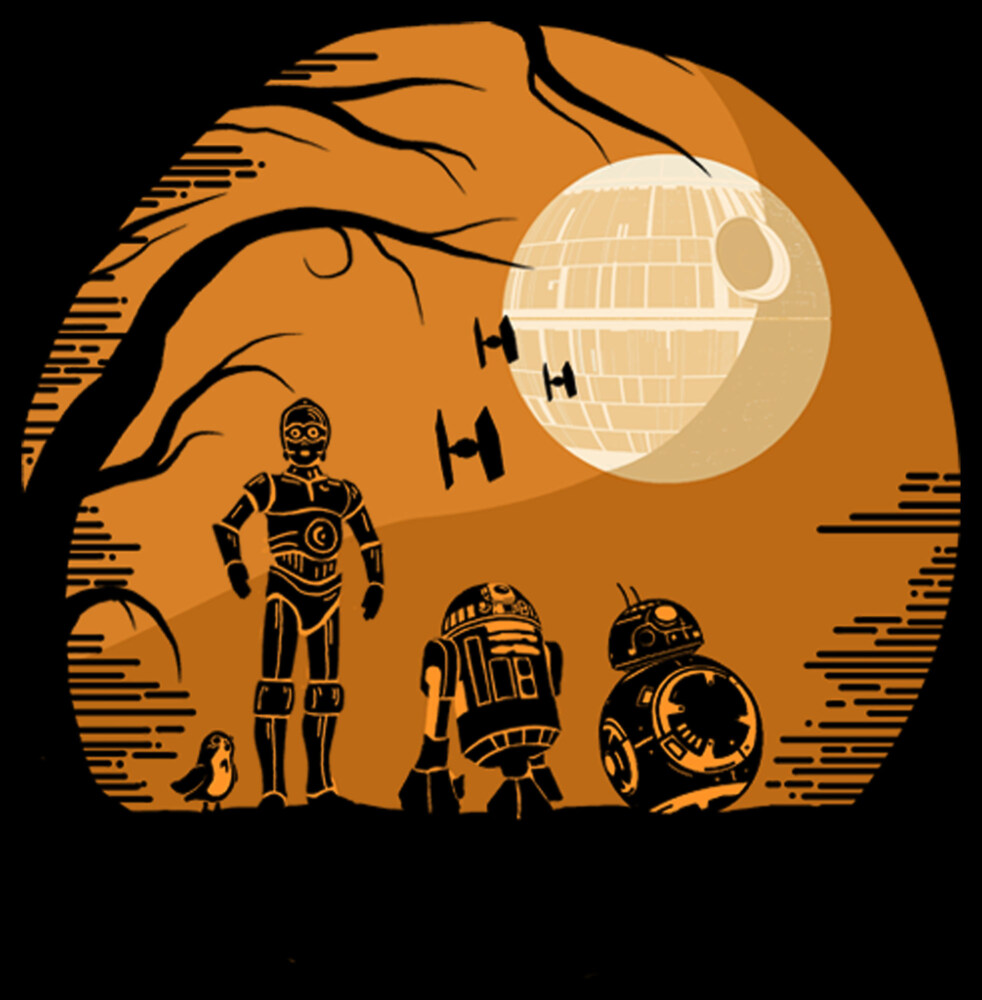 Men's Star Wars: The Last Jedi Halloween Droids Haunting  Adult Pull Over Hoodie