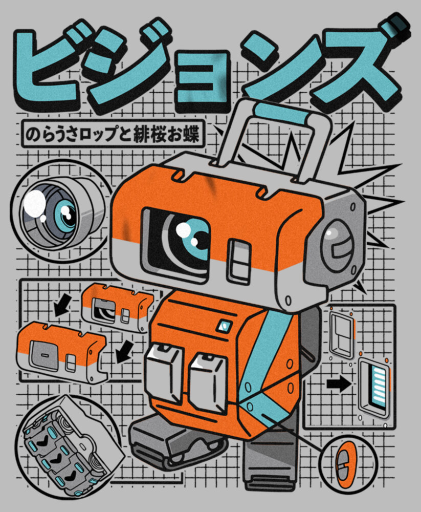 Men's Star Wars: Visions Lop and Ocho Robot  Adult T-Shirt