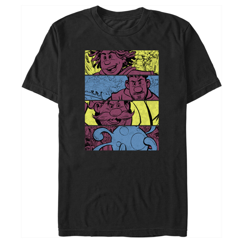 Men's Strange World Clade Family Comic Strips  Adult T-Shirt