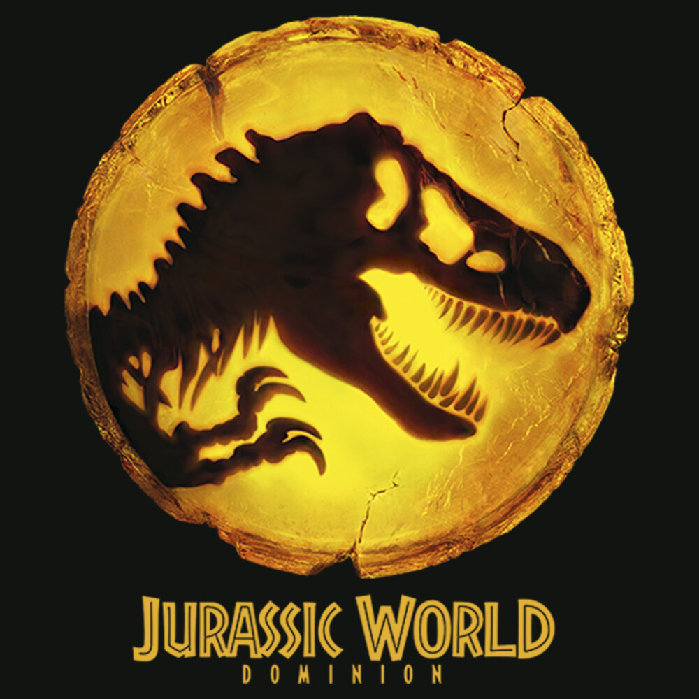 Men's Jurassic World: Dominion Glowing T. Rex Dinosaur Logo  Adult T-Shirt