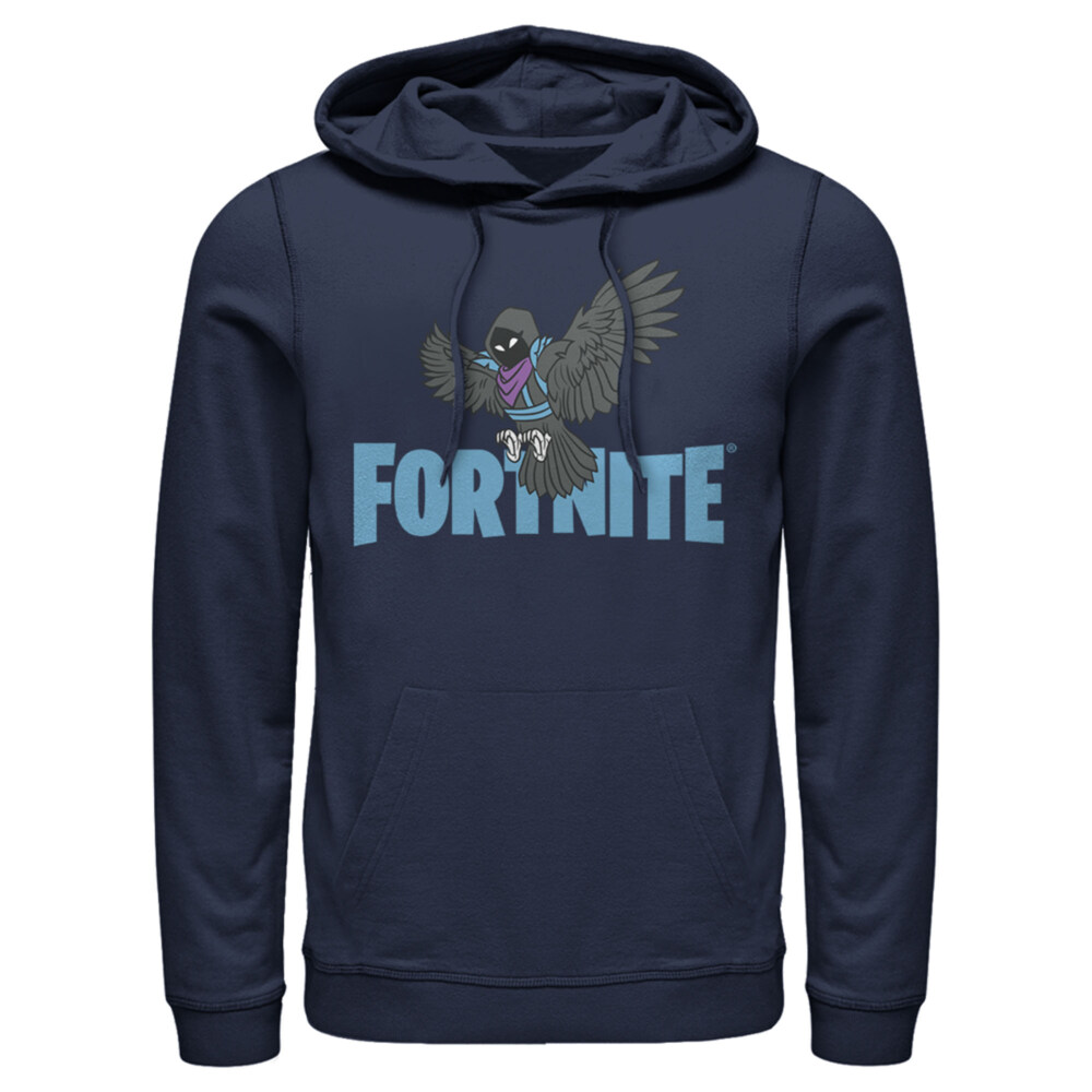 Men's Fortnite Raven Logo  Adult Pull Over Hoodie
