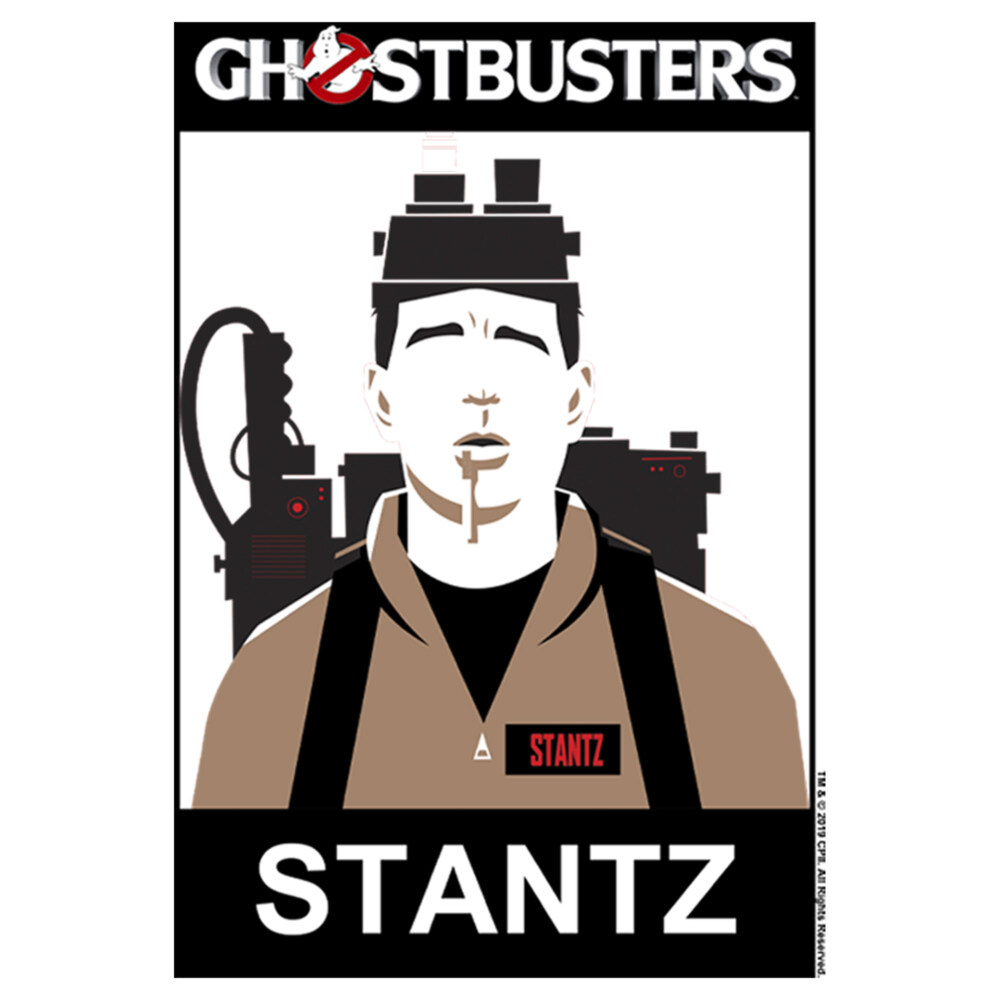 Men's Ghostbusters Stantz 2D Cell Shade  Adult T-Shirt