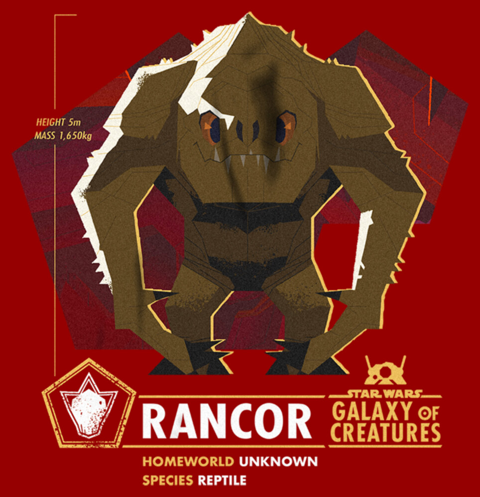 Men's Star Wars: Galaxy of Creatures The Rancor  Adult T-Shirt