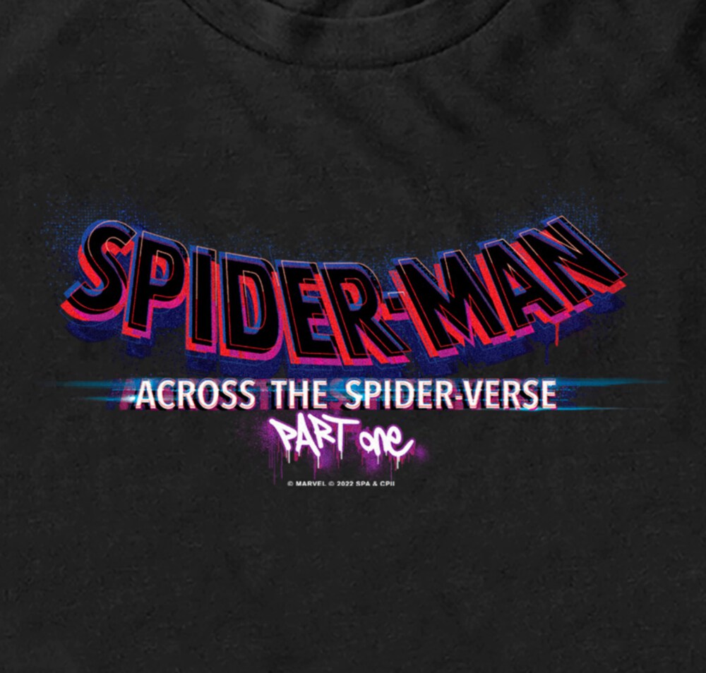 Men's Spider-Man: Across the Spider-Verse Movie Logo  Adult T-Shirt