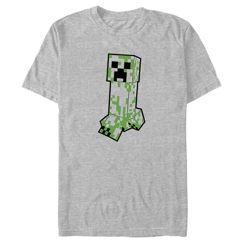 Men's Minecraft Creeper Creepin' Large  Adult T-Shirt