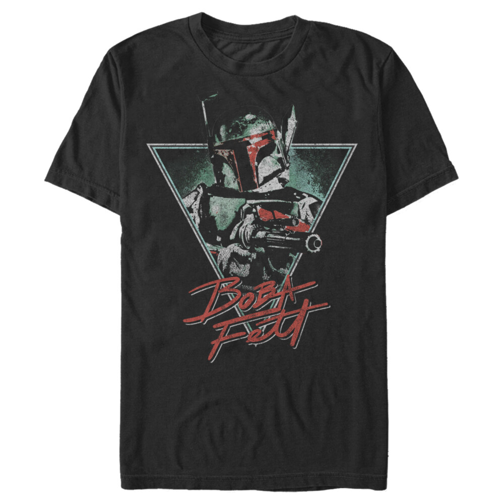 Men's Star Wars Artistic Boba Fett  Adult T-Shirt