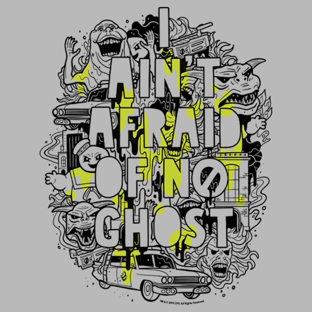 Men's Ghostbusters I Ain't Afraid of No Ghost Monsters  Adult Tank Top