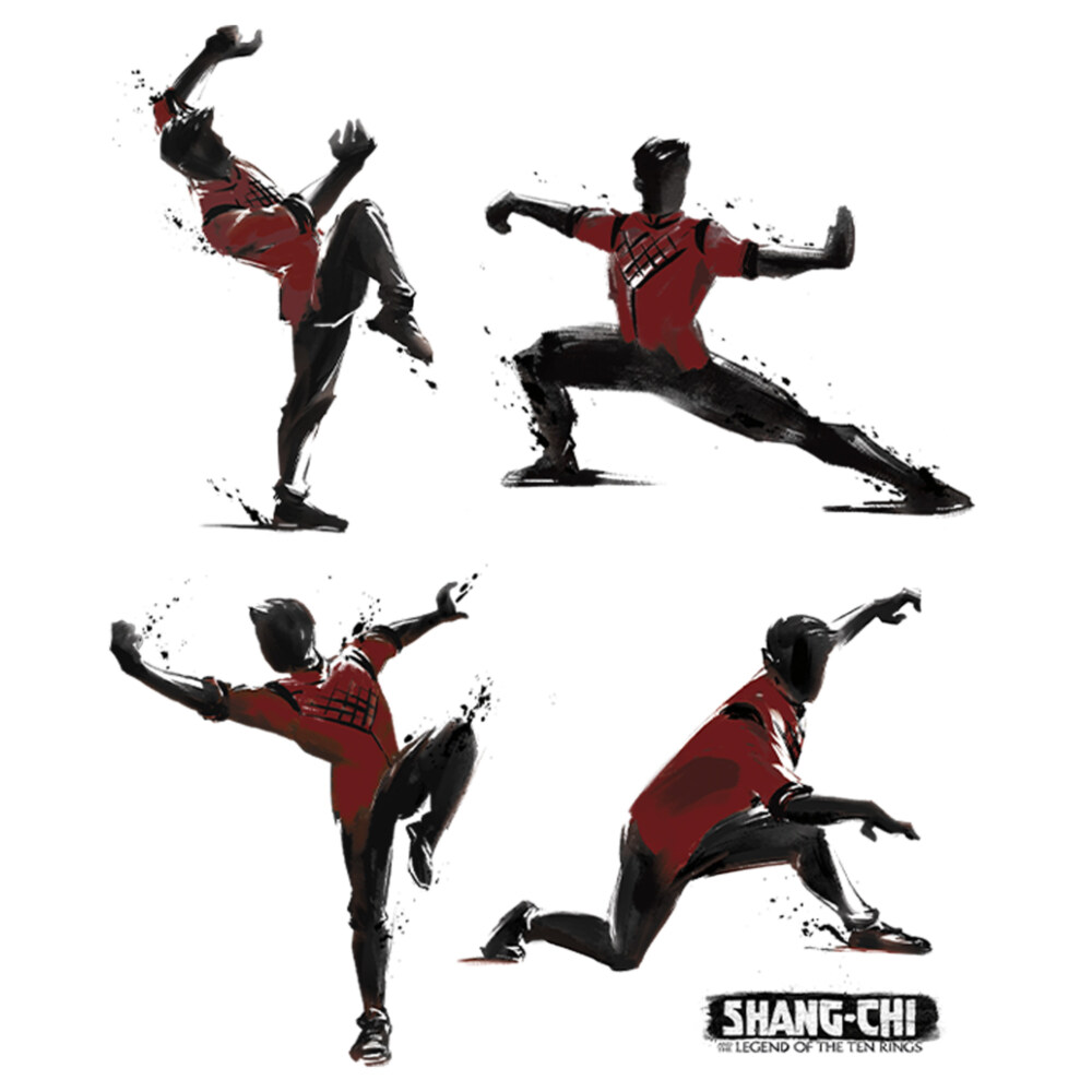 Men's Shang-Chi and the Legend of the Ten Rings Poses  Adult T-Shirt