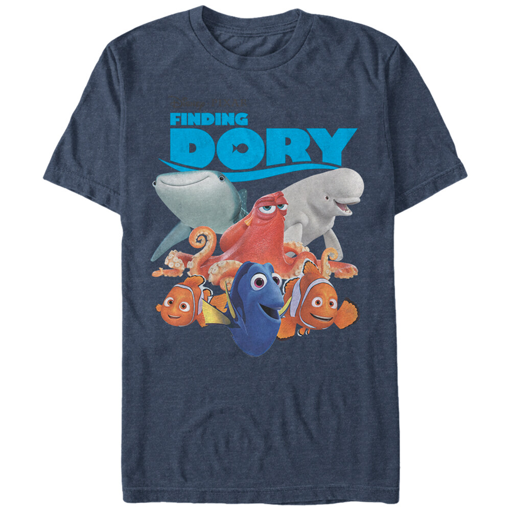 Men's Finding Dory Whole Gang  Adult T-Shirt