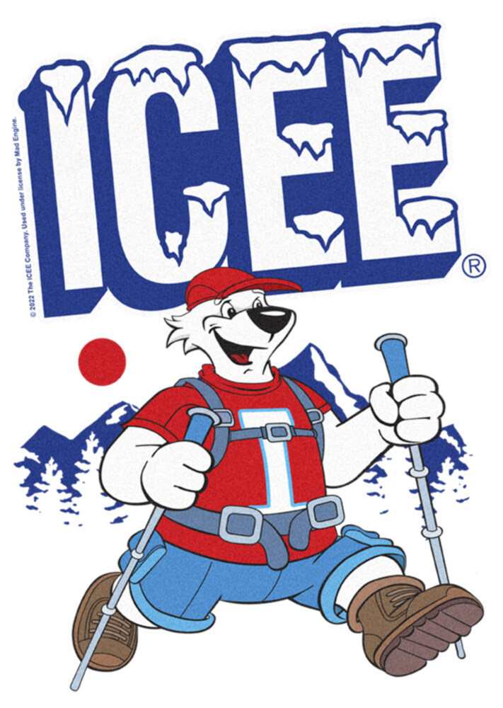 Men's ICEE Bear Happy Hiking  Adult T-Shirt