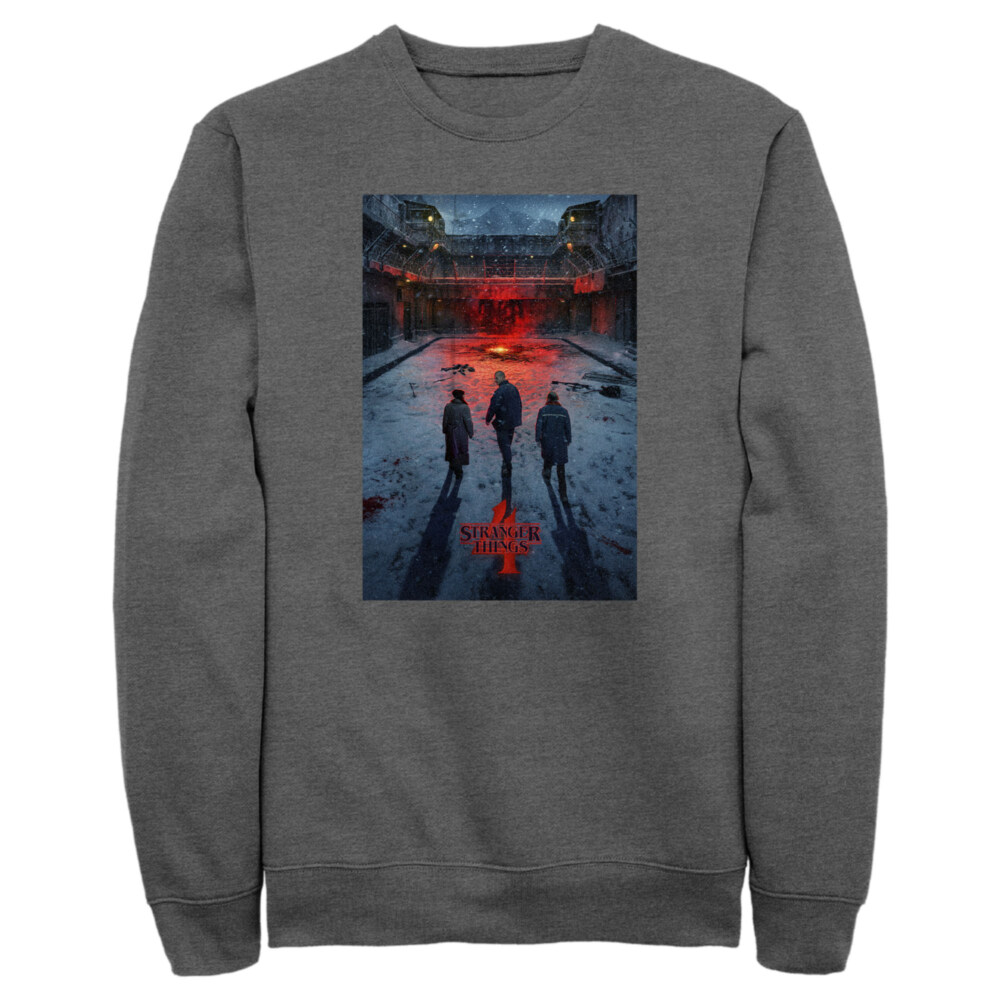 Men's Stranger Things Winter Rift Russia Poster  Adult Sweatshirt