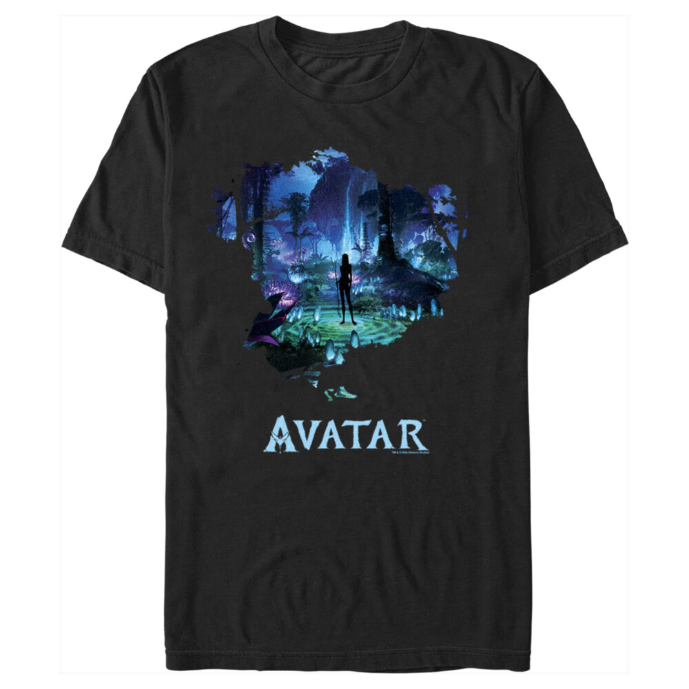 Men's Avatar Neytiri Pandora Night Scene  Adult T-Shirt