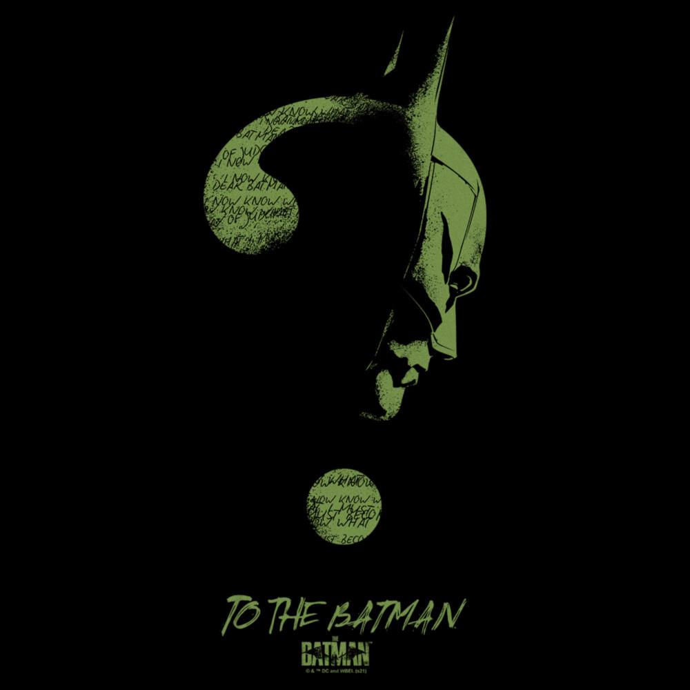 Men's The Batman Riddle to the Dark Night  Adult T-Shirt
