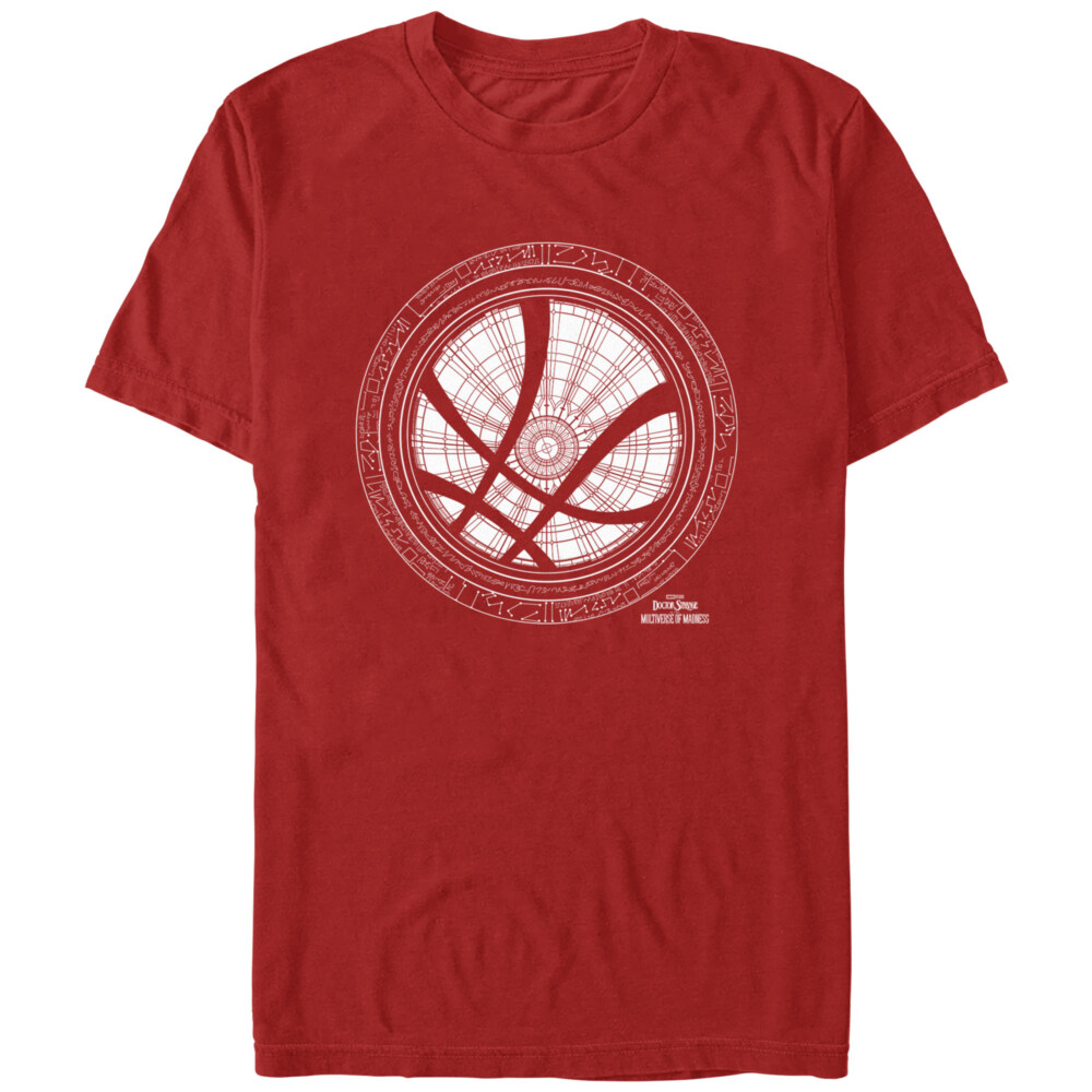 Men's Marvel Doctor Strange in the Multiverse of Madness White Sanctum Sanctorum Logo  Adult T-Shirt