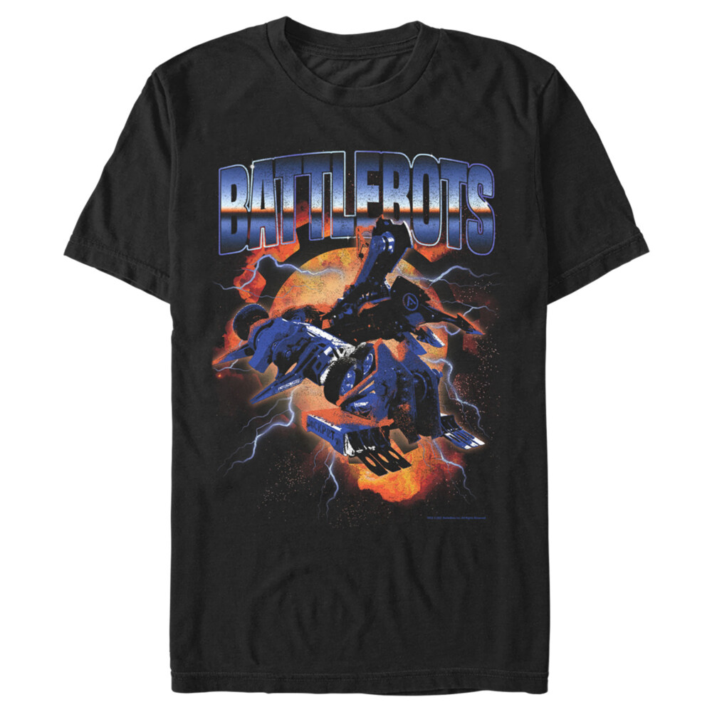 Men's Battlebots JackPot, SawBlaze, and Lock-Jaw  Adult T-Shirt