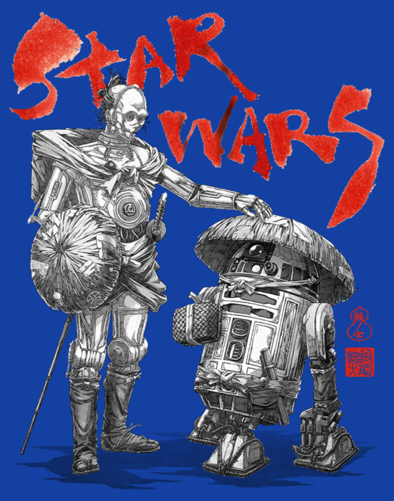 Men's Star Wars: Visions Anime Droids  Adult T-Shirt